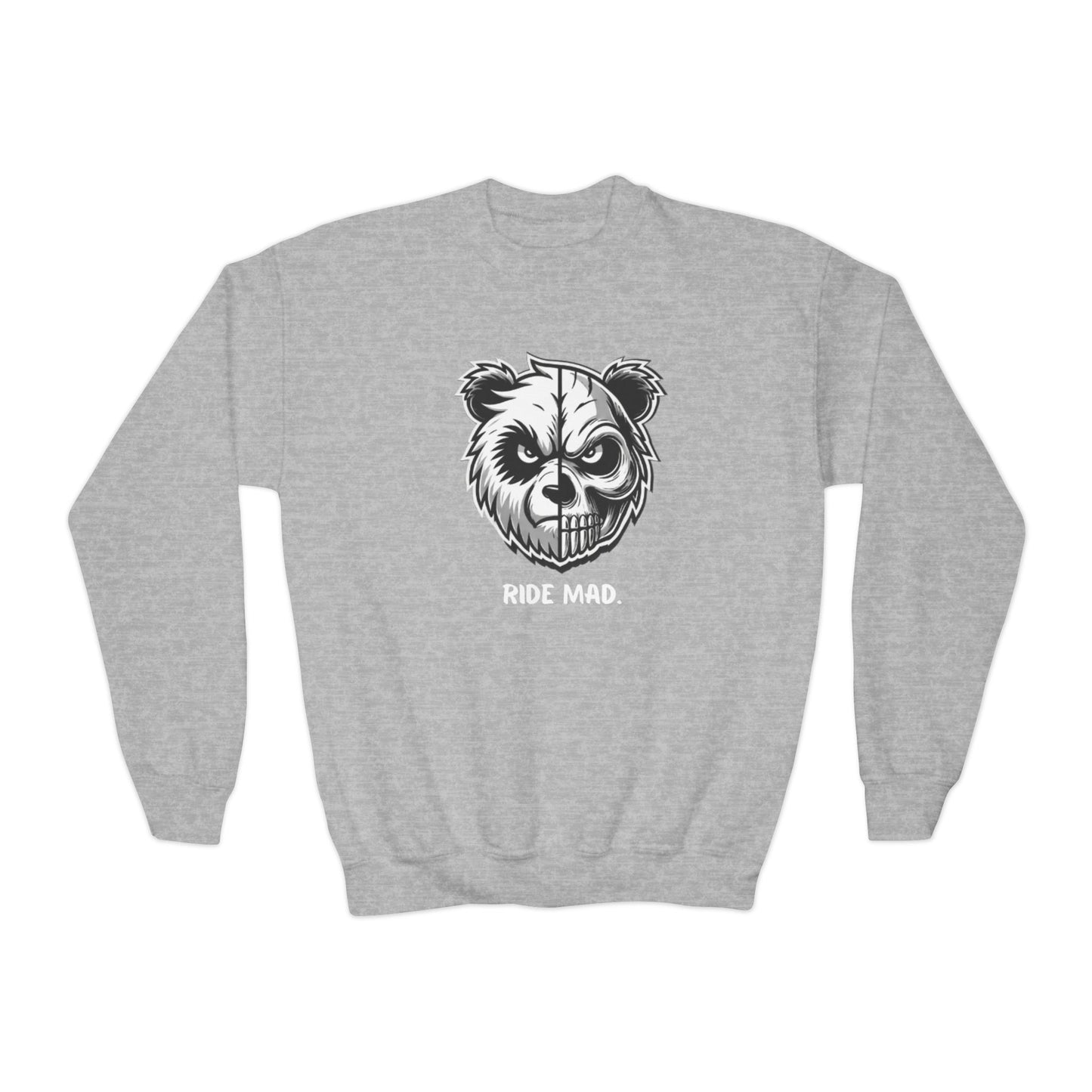 Ride Mad | Half Panda, Full Attitude Youth Sweatshirt