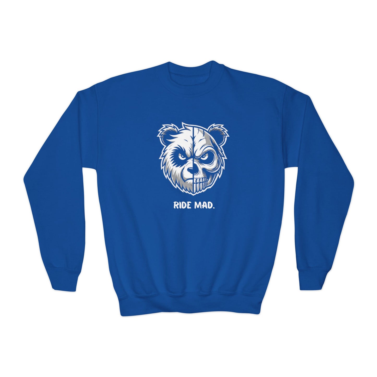 Ride Mad | Half Panda, Full Attitude Youth Sweatshirt