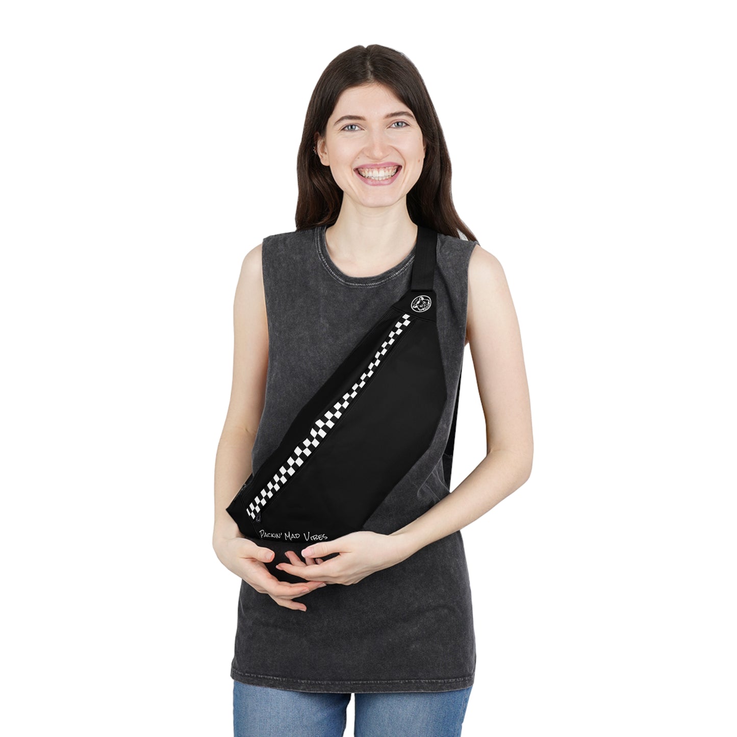 Packin' Mad Vibes Fanny Pack (Black) | Built for the Bold & Mad