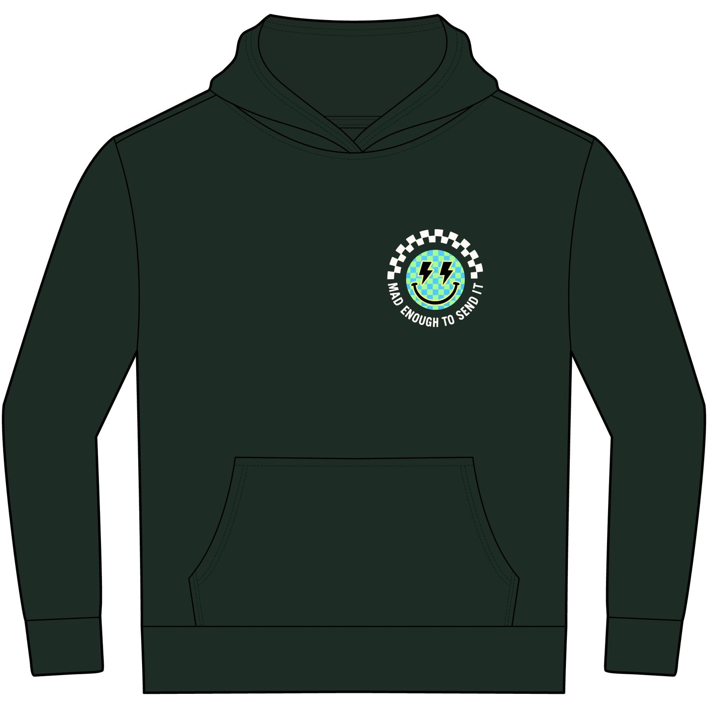 Do You Even Pin It Bro Youth Hoodie | Mad Enough To Send It