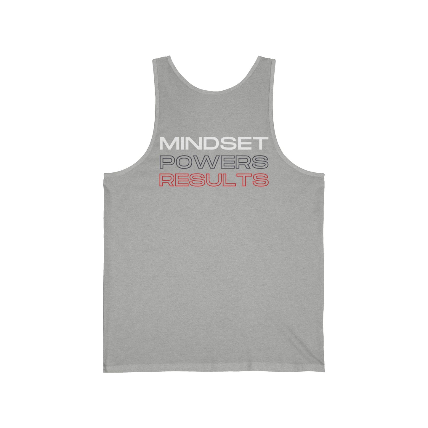 Mindset Powers Results | MPR Unisex Tank | Gym Wear, Workout Top, Motivational Apparel, Fitness Gift, Activewear