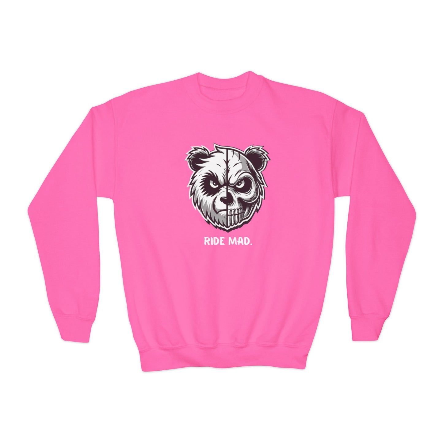 Ride Mad | Half Panda, Full Attitude Youth Sweatshirt