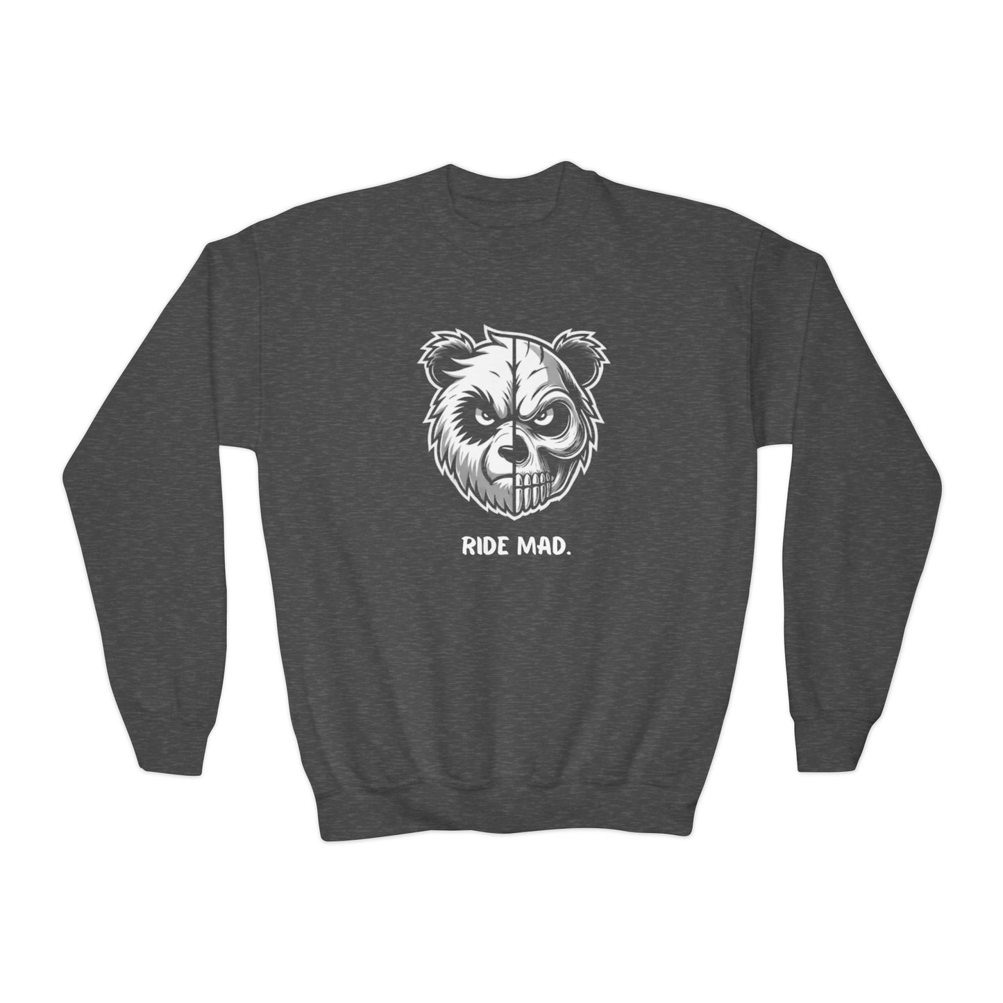 Ride Mad | Half Panda, Full Attitude Youth Sweatshirt