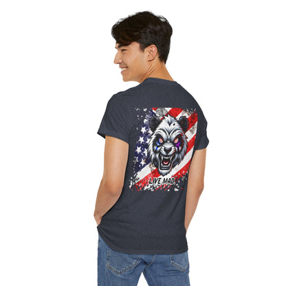 Live Mad | MPR American Spirit Unisex Cotton Tee