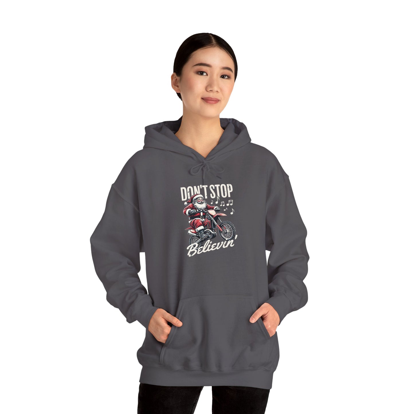 Don’t Stop Believin’ Hoodie | Mad Panda Holiday Edition