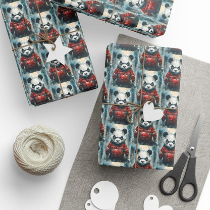 Mad Panda Holiday Wrapping Paper