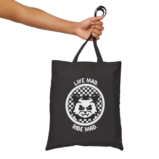 Live Mad. Ride Mad. | Canvas Tote Bag