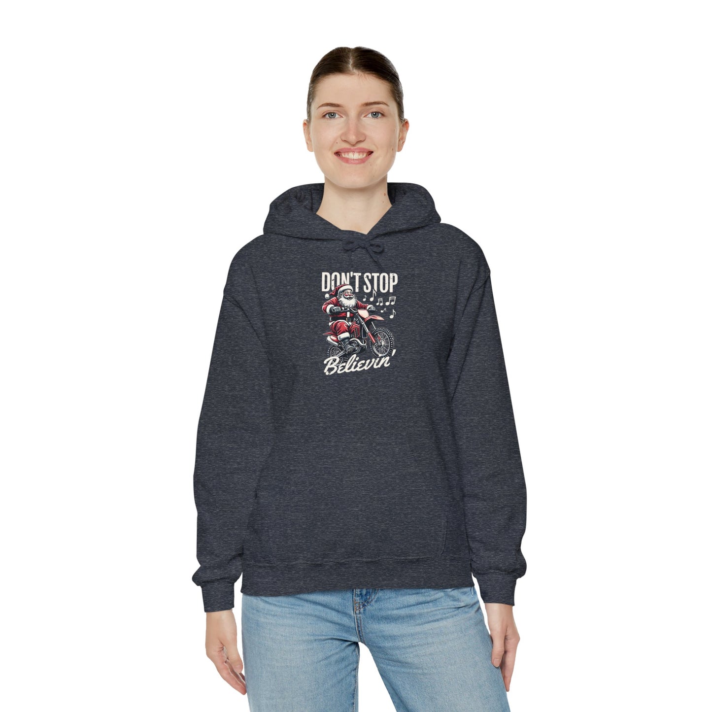 Don’t Stop Believin’ Hoodie | Mad Panda Holiday Edition