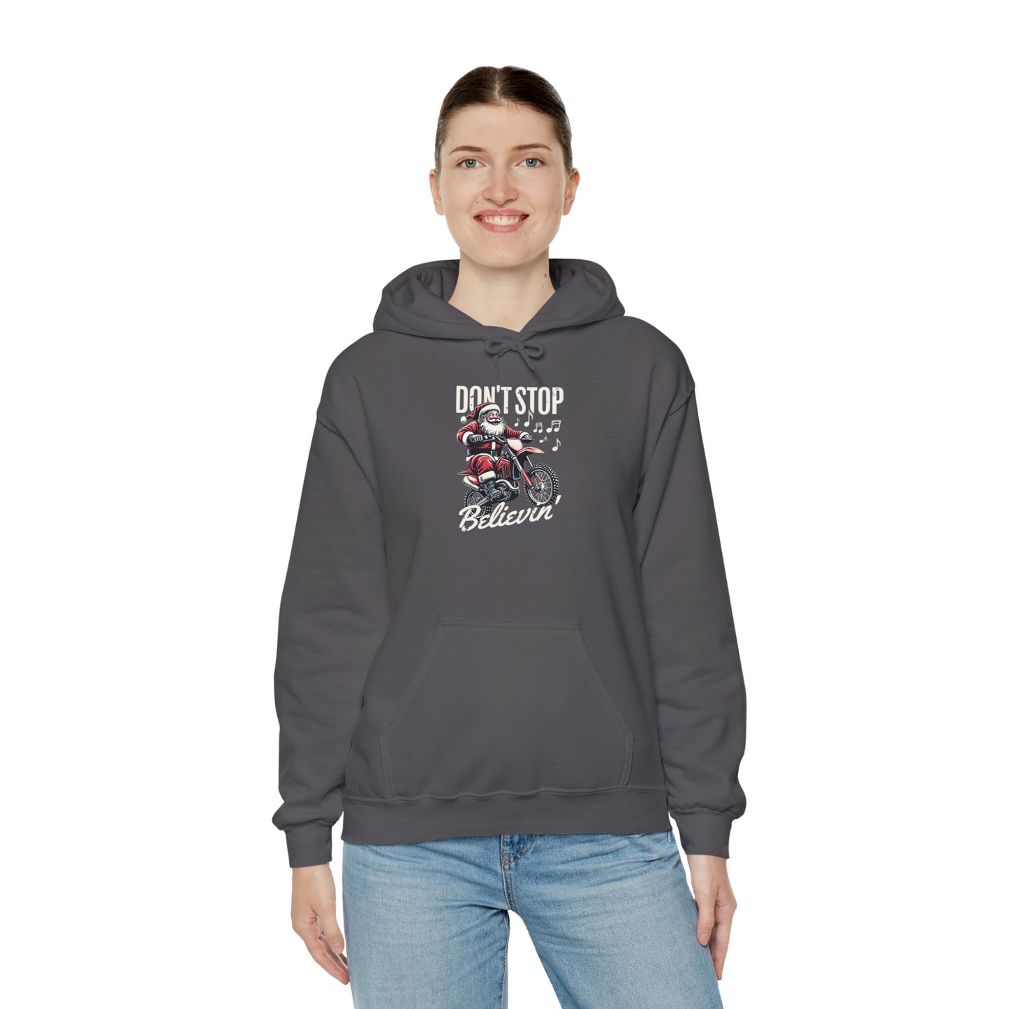 Don’t Stop Believin’ Hoodie | Mad Panda Holiday Edition