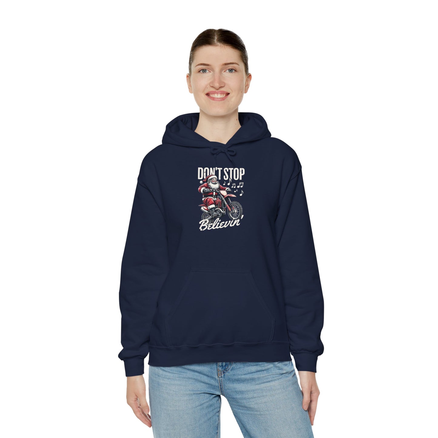 Don’t Stop Believin’ Hoodie | Mad Panda Holiday Edition