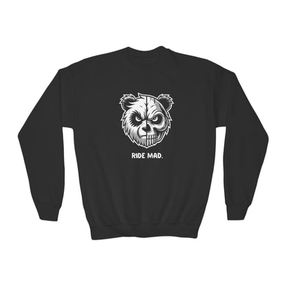 Ride Mad | Half Panda, Full Attitude Youth Sweatshirt