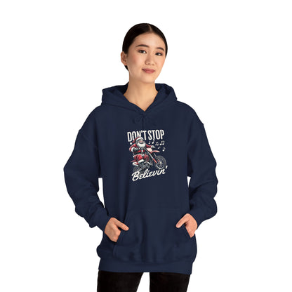 Don’t Stop Believin’ Hoodie | Mad Panda Holiday Edition