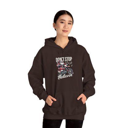 Don’t Stop Believin’ Hoodie | Mad Panda Holiday Edition