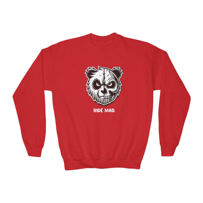 Ride Mad | Half Panda, Full Attitude Youth Sweatshirt