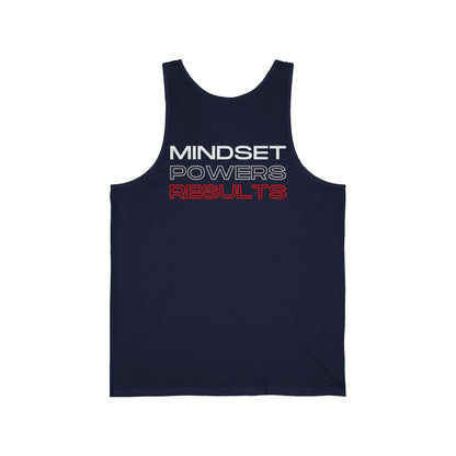 Mindset Powers Results | MPR Unisex Tank | Gym Wear, Workout Top, Motivational Apparel, Fitness Gift, Activewear
