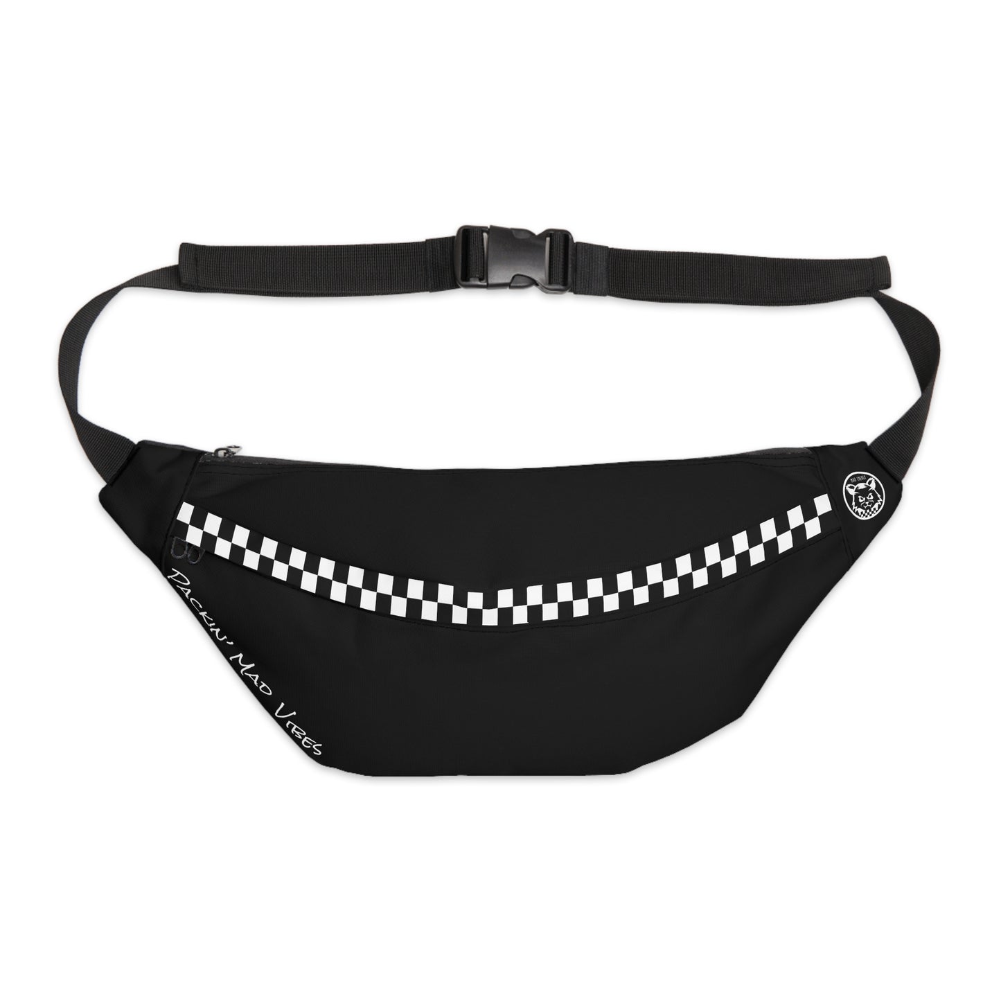 Packin' Mad Vibes Fanny Pack (Black) | Built for the Bold & Mad