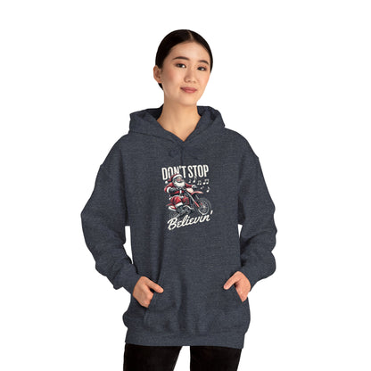 Don’t Stop Believin’ Hoodie | Mad Panda Holiday Edition