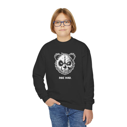 Ride Mad | Half Panda, Full Attitude Youth Sweatshirt